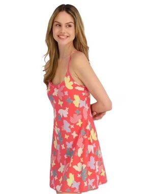 Outdoor Voices “Slice of Life” Pink Floral Exercise Dress size M